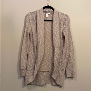 Cream and white cardigan